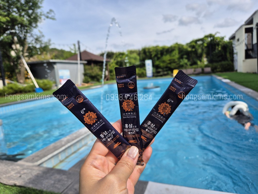 Nước hồng sâm linh chi Energy Time Plus Kim's 10ml x 32 gói | Kim's Red Ginseng | Hongsamkims.com