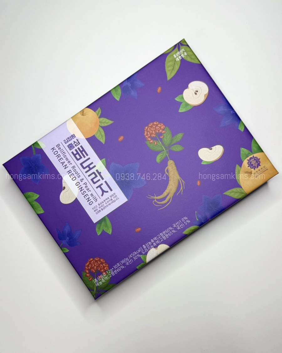 Tinh chất hồng sâm lê hoa chuông Kim's 12g x 30 gói | Nước Hồng Sâm Kims | Hongsamkims.com