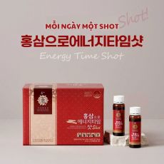 Nước hồng sâm Energy Time Shot Kim's 20ml x 20 chai | hongsamkims.com