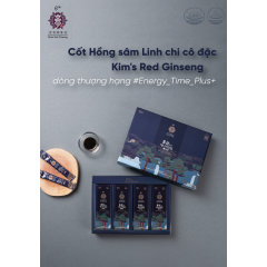 Nước hồng sâm linh chi Energy Time Plus Kim's 10ml x 32 gói | hongsamkims.com