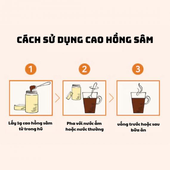 Cao Hồng Sâm Kim's 100g