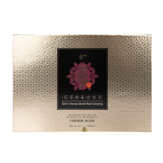Hồng sâm lát tẩm mật ong Kim's 20g x 10 gói-hongsamkims.com