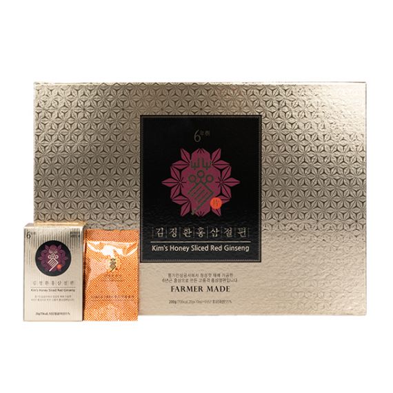 Hồng sâm lát tẩm mật ong Kim's 20g x 10 gói-hongsamkims.com