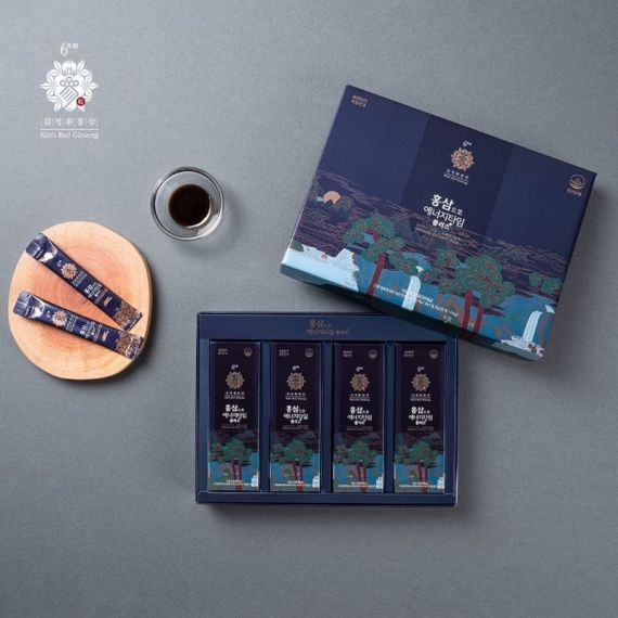 Nước hồng sâm linh chi Energy Time Plus Kim's 10ml x 32 gói | hongsamkims.com
