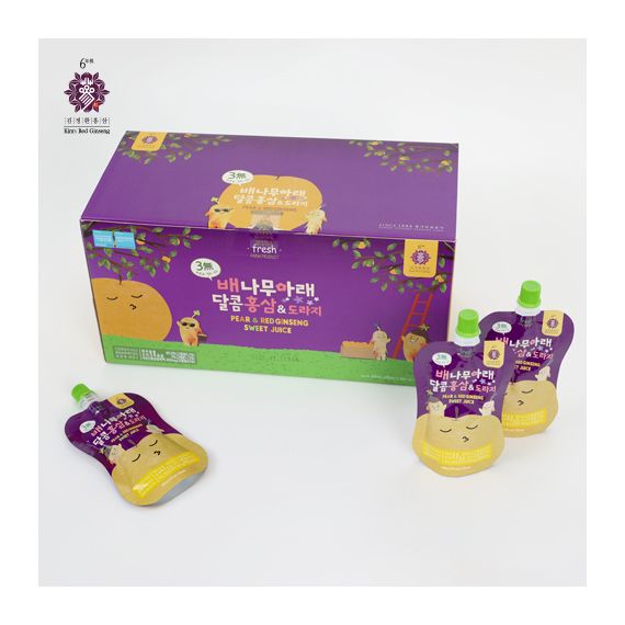 Nước hồng sâm Lê Hoa Chuông cho trẻ em 60ml x 20 gói | hongsamkims.com