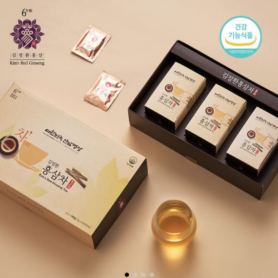 Trà hồng sâm Kim's Red Ginseng Tea 3g x 60 gói | hongsamkims.com